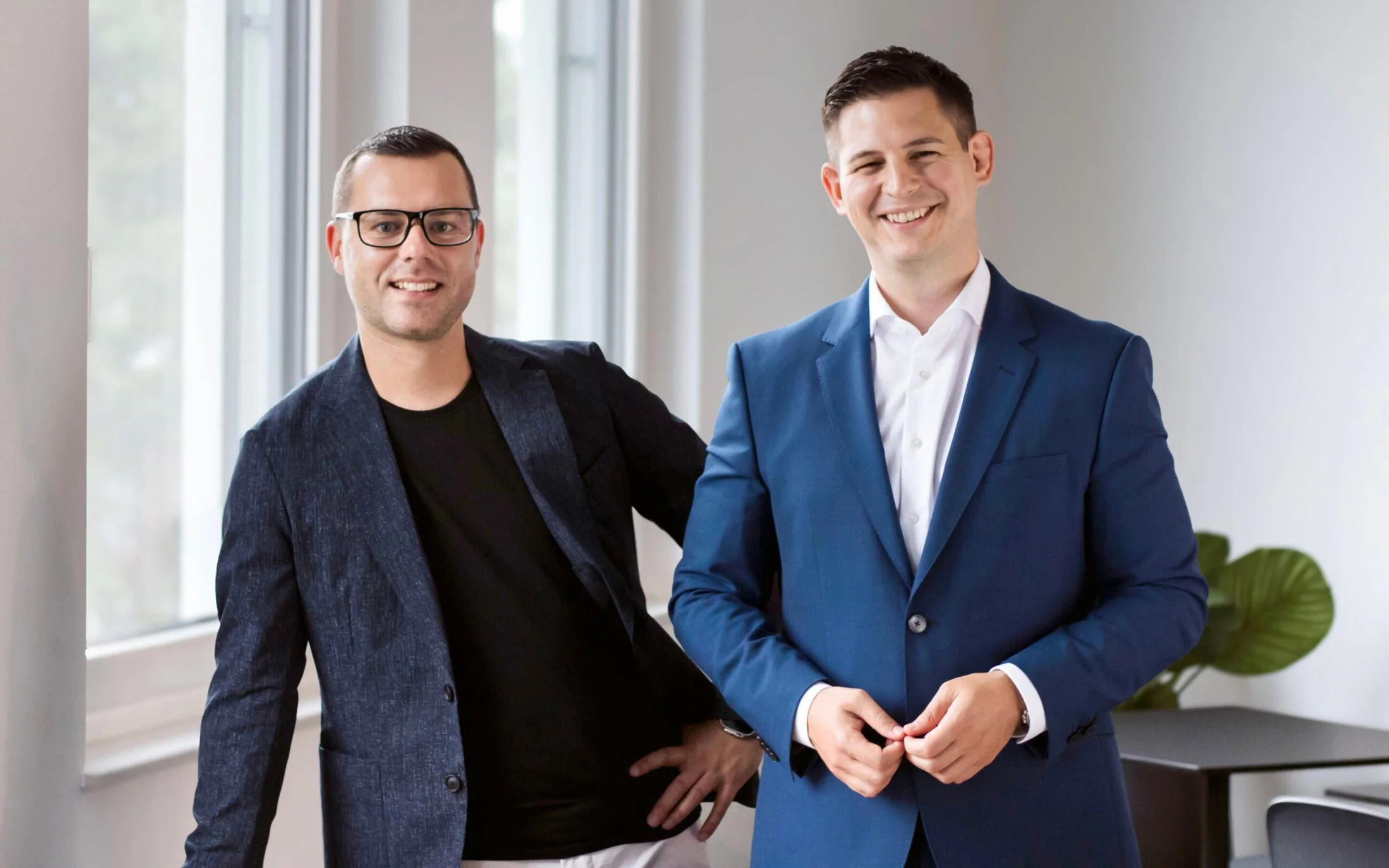 Aaron Brück und Philipp Boros